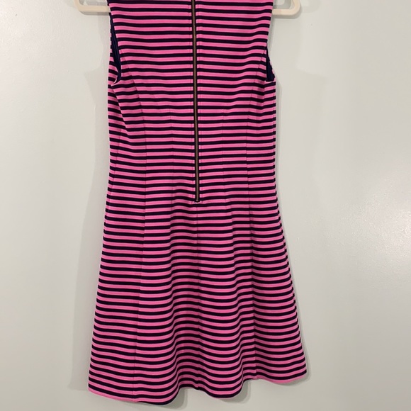NWOT Lilly Pulitzer Brielle pink and blue striped sleeveless mini dress - Picture 8 of 9